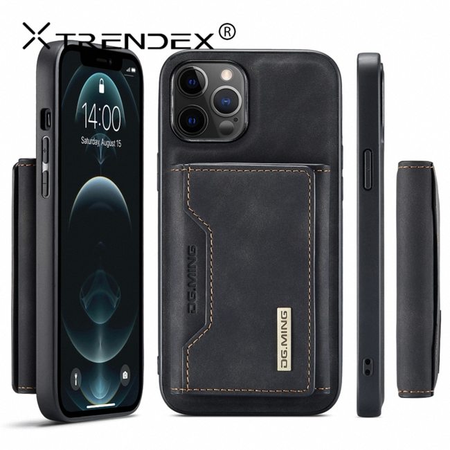 오리지널 맥세이프 아이폰 12 11 프로 XS 맥스 SE2 7 8 정품 트렌덱스 마그네틱 가죽 지갑 케이스 공식 럭셔리 카드 가방 커버 IPHONE PRO MAX