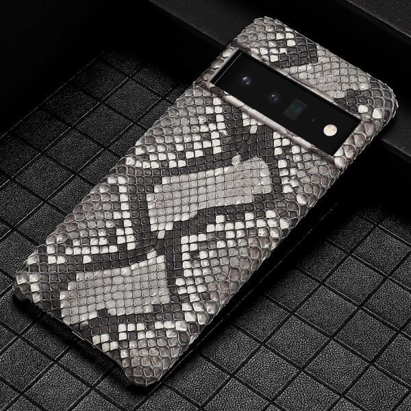 2022 Natural Python Genuine Case for Google pixel 6pro 5A Luxury