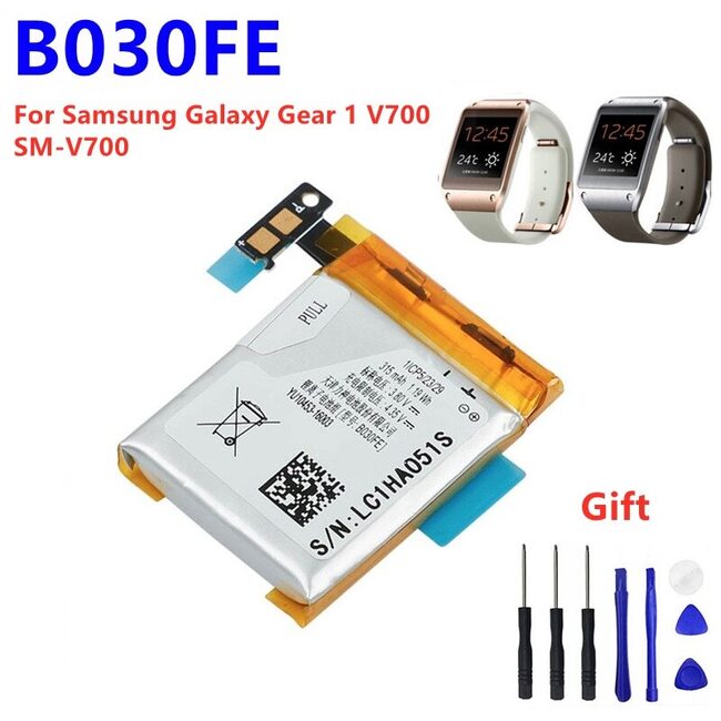 B030FE 스마트 워치 배터리 SM-V700 삼성 갤럭시 기어 1 GEAR1 V700 클래식 315MAH +  도구