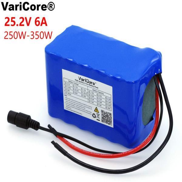 VariCore24V 6 Ah 6S3P 18650 배터리 리튬 배터리 25.2 v 6000mAh 전기 자전거 오토바이/전기/리튬 이온 배터리 팩