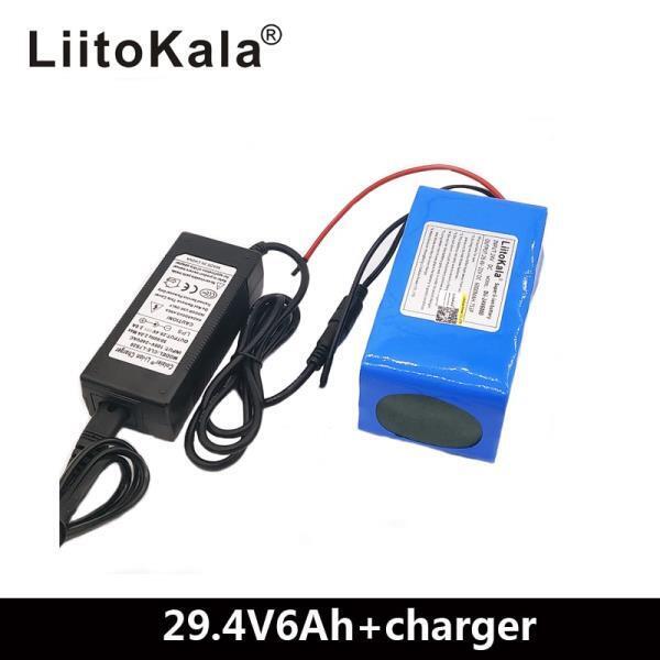 LiitoKala24 V 6Ah 7S3P 18650 배터리 리튬 배터리 24 v 전기 자전거 오토바이/전기/리튬 이온 배터리 팩  29.4V2A