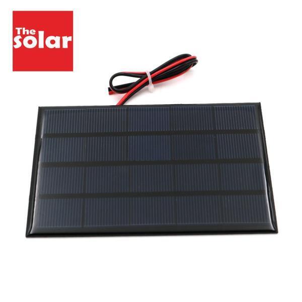 태양 전지 패널 충전기 5V 2W 패널  DIY 아웃도어 배터리 충전기 폴리 실리콘 휴대용 태양 전지 여행 태블릿 발전기