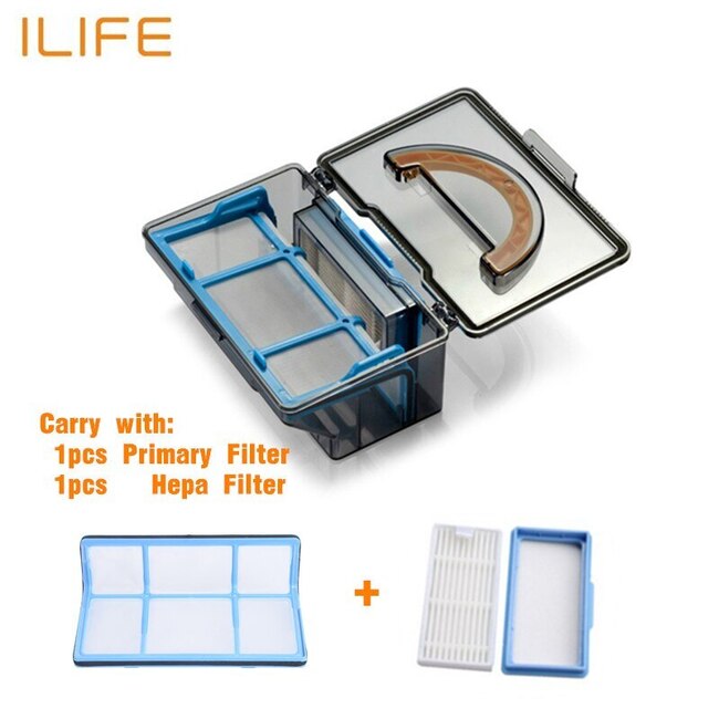 ILIFE V5S V3 V5 PRO V50 로봇 진공 청소기 부품 액세서리 HEPA FILTERX1  효율적인 용 기존 먼지 상자