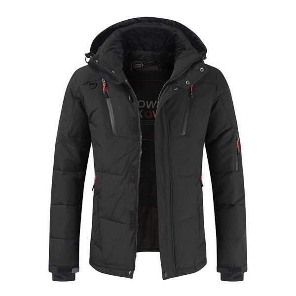 스노우 다운 재킷 남자두꺼운 따뜻한 열 파카 코트 아웃도어 윈드 브레이커 마운틴 스키 보드 트레킹 하이킹 자켓