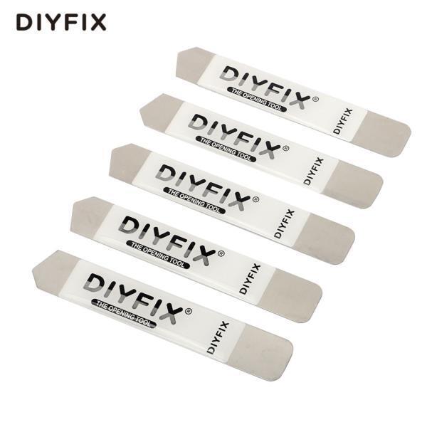 DIYFIX 5 개 스테인레스 스틸 블레이드 소프트 얇은 프라이 Spudger 전화 태블릿 화면 배터리 열기 도구 아이폰 아이패드 삼성 오프너