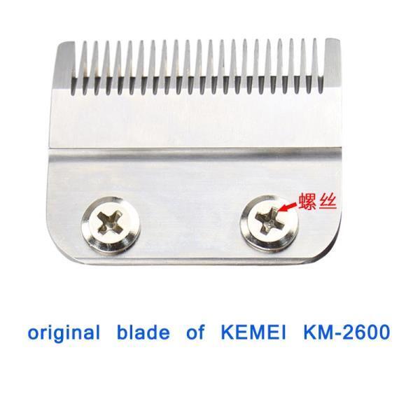 Kemei2600 교체 블레이드 헤어 클리퍼 블레이드 이발사 커터 헤드 전기 헤어 트리머 면도기 클리퍼 커팅 머신
