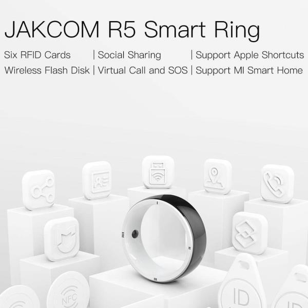 JAKCOM R5 스마트 반지 6 RFID 카드 착용 가능 장치 시계 NFC IOS 안드로이드 모바일 고리걸이 PC Ewelink 스위치