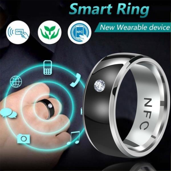 남자 반지 기술 NFC 스마트 손가락 지능형 착용 기능 커플 스테인리스와 안 드 로이드 전화를 연결