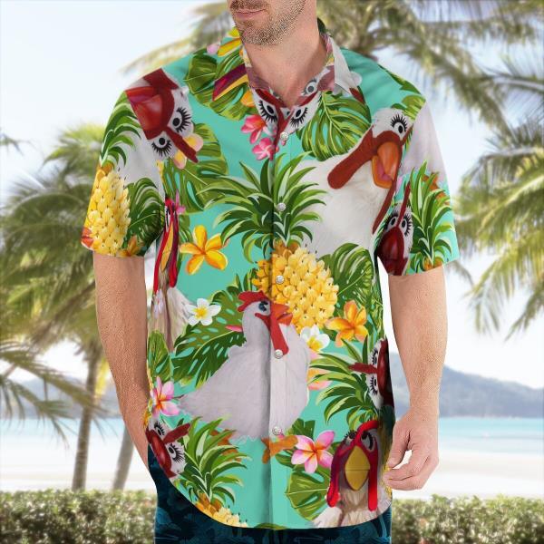 Funny Fruit PineappleBeach Hawaiian 2022 Summer Shirt 반팔 티 스트릿 남자 대형 5xl 슈미즈 드레스 셔츠