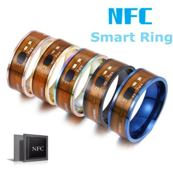 NFC 스마트 반지, 남성 여자 지능형 착용 연결 안드로이드 전화 장비 링 액세스 제어 지하철