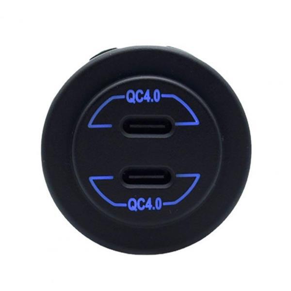 강력한 USB 자동차 충전기 미니 소켓 듀얼 QC4.0 고효율 전화