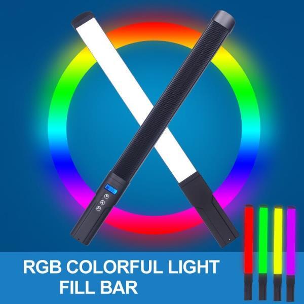 휴대용 RGB LED 사진 조명, 밝기 조절 가능, 셀카 필라이트, 핸드폰 카메라 램프, 메이크업 비디오, 라이브 스튜디오, 유튜브, Volg Aro De Luz