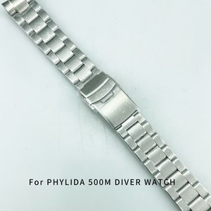 PHYLIDA 500M 다이버 시계 용 팔찌