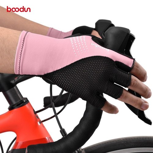 BOODUN-4 색 여름 자전거 장갑 여성 남성 반 손가락 사이클링 젤 패드 MTB 도로 승마 경주