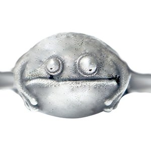925 실버 디자이너 원래 두꺼비 개구리 입 커플 반지 독특한 크리 에이 티브 파인 크래프트 매력 브랜드 쥬얼리