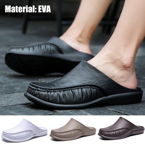 남성 EVA 슬리퍼 플랫 신발에 미끄러 져 패션 비치 샌들 홈 신발 크기 40-47
