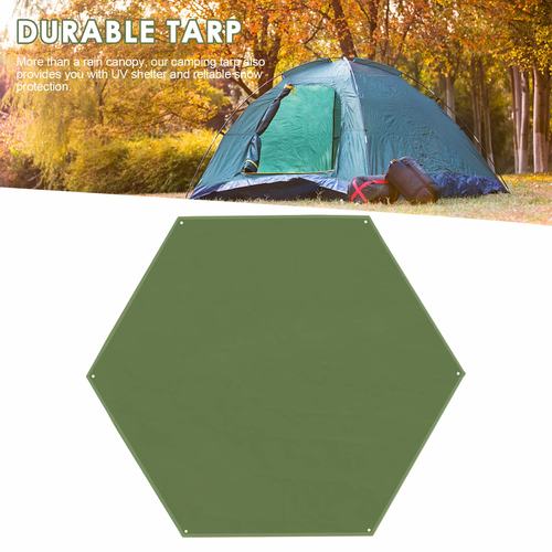 야외 방수 캠핑 방수포 다기능 피크닉 비치 매트 텐트 발자국 육각 모이스처 방지 패드