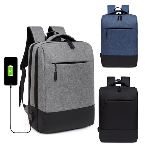 15.6 인치 노트북 가방 남성 비즈니스 MOCHILA 방수 백팩 USB 충전 여행