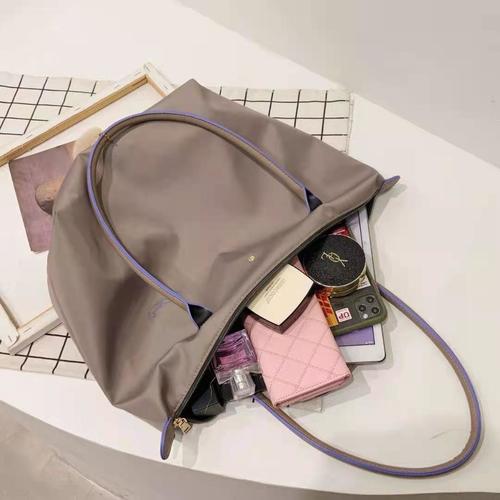 LONGCHAMP-대용량 쇼핑 여자 핸드백, 야외 접이식 대형 스토리지 가방 클래식 어깨 메신저