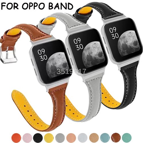 OPPO 시계에 대한  패션 가죽 스트랩 46MM 교체 시계 밴드 팔찌 벨트 41MM 스마트 워치