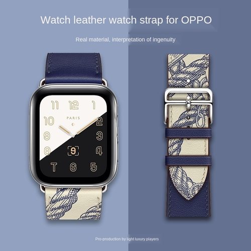 가죽 밴드 OPPO 고품질 트랜드 스포츠 스트랩 웨어러블 시계 스마트 워치 41MM 46MM