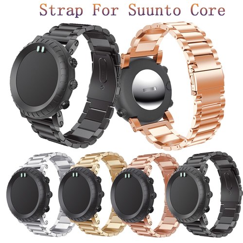SUUNTO 코어 시리즈 용 패션 스테레스 스틸 팔찌 밴드 교체 퀵 릴리스 시계 스트랩 + 커넥터 도구 NEW