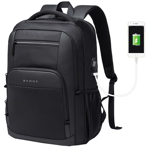 샤오미 패션 남자 방수 가방 노트북 USB 충전 대용량 짐 야외 여행 어깨