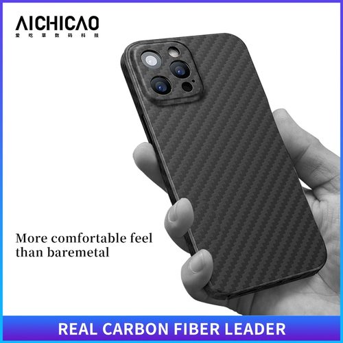 ACC-탄소 섬유 전화 케이스 아이폰 12 프로 최대 탄소 울트라씬 하드 뒷면 커버 미니 쉘