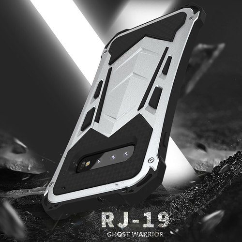 R JUST FOR SAMSUNG GALAXY NOTE 10 케이스 금속 알루미늄 갑옷 보호 S10  PLUS SHOCKPROOF PHONE CASE SHELL