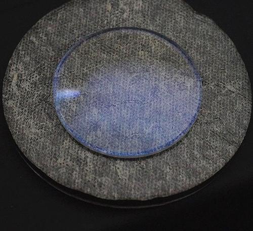 12MM 가장자리 두꺼운 더블 돔형 시계 크리스탈 블루 색조 라운드 유리 38MM 385MM W1138