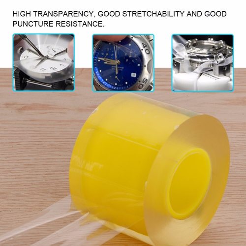 1 롤 50MM 투명 정전기 방지 보호 필름 시계 보석 PVC 테이프 부품 수리 도구 액세서리 업체