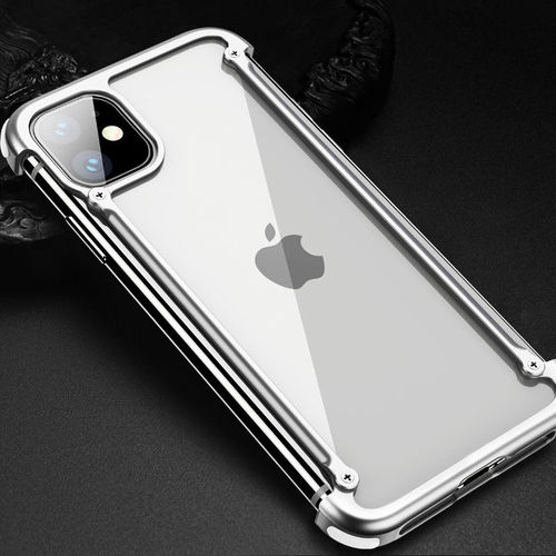 금속 범퍼 전화 케이스 아이폰 12 11 프로 맥스 충격 방지 FUNDA 프레임 알루미늄 커버 X 뒷면 COQUES