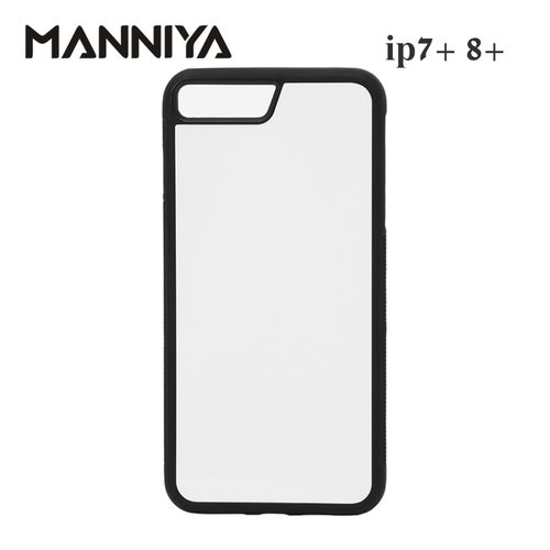 MANNIYA 2D 승화 고무 아이폰 7 플러스 8 알루미늄 삽입 테이프 10
