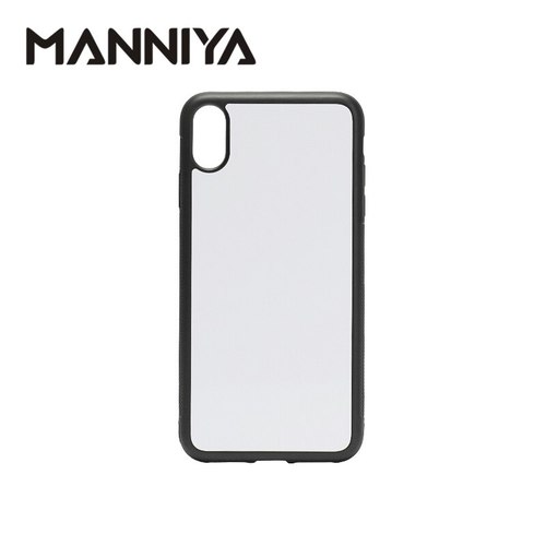 MANNIYA 2D 승화 빈 고무 TPU 아이폰 XR 알루미늄 인서트 10