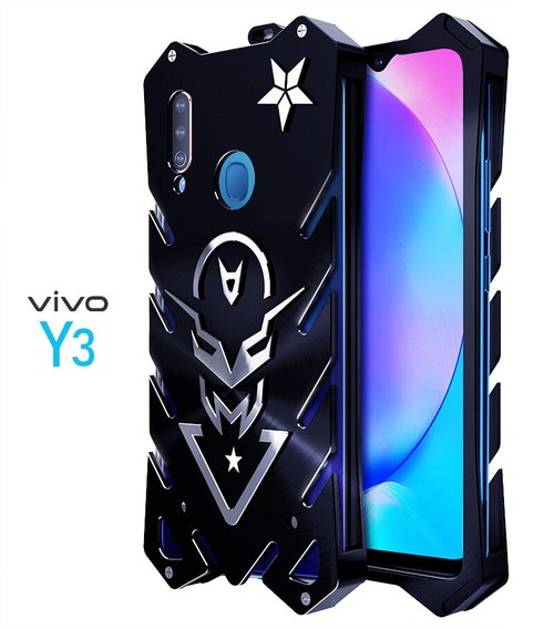VIVO Y3 ZIMON 럭셔리 뉴 토르 고강도 갑옷 금속 알루미늄 전화 케이스 Y17 S1 프로 백