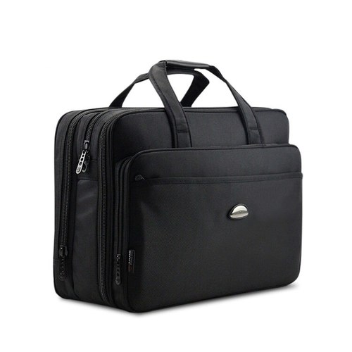 17 인치 컴퓨터 노트북 가방 다층 두꺼운 나일론 헝겊 서류 대용량 비즈니스 휴대용 숄더백 DB90