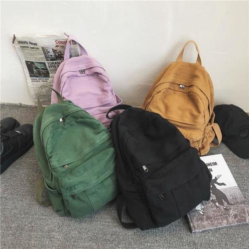 큐트 새 가방  캐주얼 여자 가방 캔버스 여행 학교 가방 10 대 소녀 숄더백 Mochilas 여자 가방