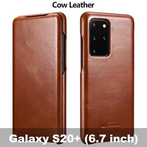 Genuine Leather Flip Case for Samsung Galaxy S20 ultra Note 8 Luxury Plus