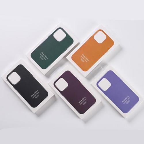 애플 아이폰 13 프로 맥스 미니 용 공식 맥세이프 가죽 마그네틱 오리지널 전화 커버