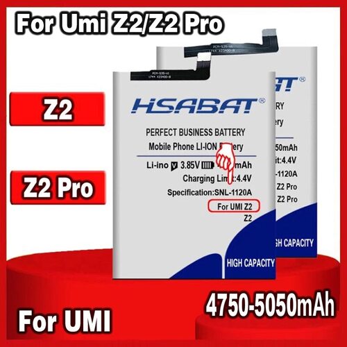 UMI UMIDIGI Z2 PRO 배터리 용 HSABAT 4750MAH5050MAH