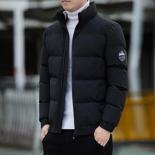 HEDUO 남성 코튼 코트 다운 재킷청소년 조수 플러스 두꺼운패딩 옷 아시아 크기