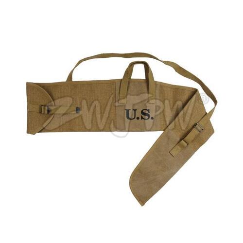 Repro WW2 미국 밀리터리 garand 스프링 필드 Enfield 총 커버 케이스 가방 소총 캐리어 Soldier Canvas Khaki 45&#039;&#039;
