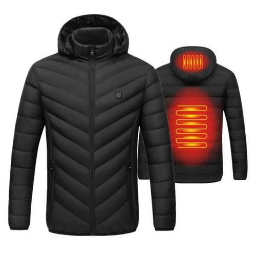 전기 온열 코트 스마트 난방 코튼 자켓 남녀 공용 경량 의류, 하이킹 스키사이클링