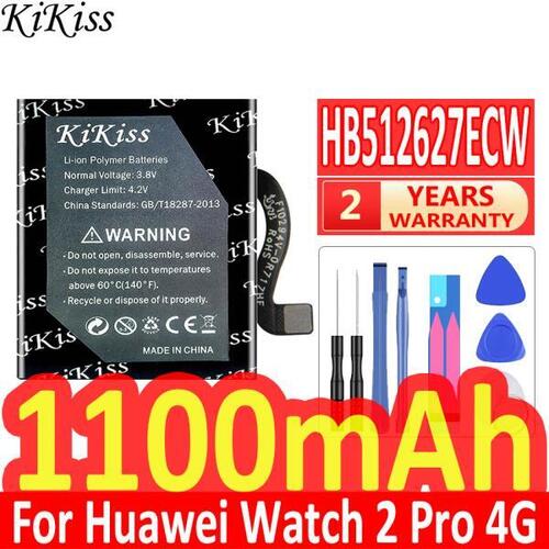 기존 KiKiss 1100mAh HB512627ECW 화웨이 시계 전용 배터리 2 LEOB09 Watch2 Pro 4G