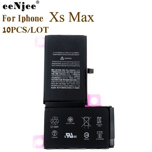 EENJEE10 개/개 교체 핸드폰 스마트 폰 배터리 아이폰 XS 맥스 오리지널 IC 품질 모바일 충전식