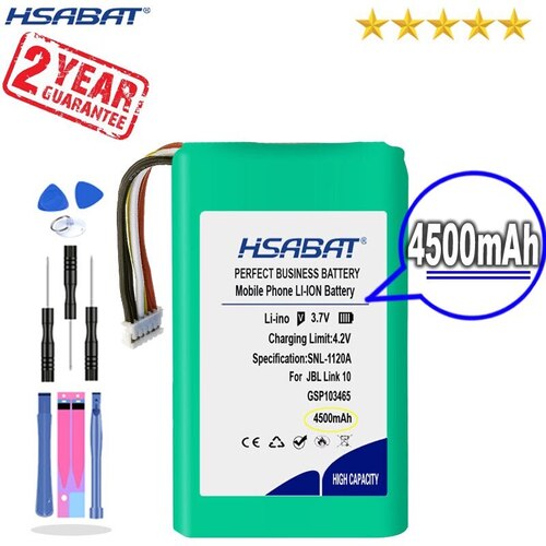 [HSABAT] JBL LINK 10 LINK10 스피커 용 4500MAH GSP103465 교체 배터리