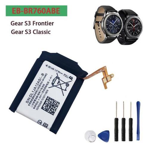 Replacement Battery For SAMSUNG Gear S3 Frontier / Classic SMR770 SMR760 SMR765 EBBR760ABE Genuine S
