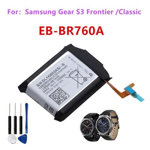 오리지날 EBBR760A 380mAh eb 배터리 삼성 기어 S3 클래식 높은 Capcity