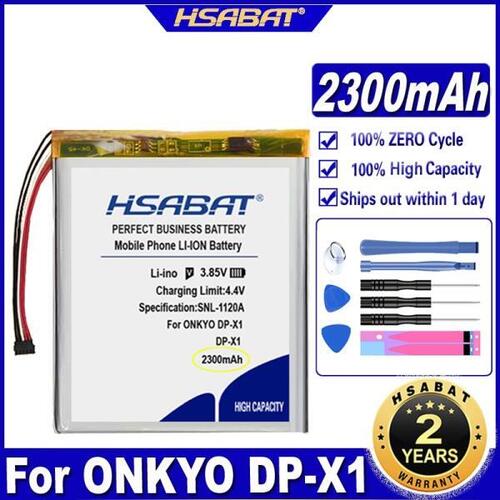 HSABAT DPX1 XDP300R 100R 플레이어 2300mAh 배터리 ONKYO DPX1 100R 플레이어 누산기 5 와이어 배터리