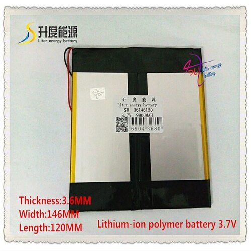 37V 9900MAH SD 36146120 폴리머 리튬 이온/리튬 이온 배터리 태블릿 PCGPS 휴대폰 스피커